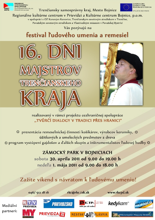 16. dni majstrov TK - plagát